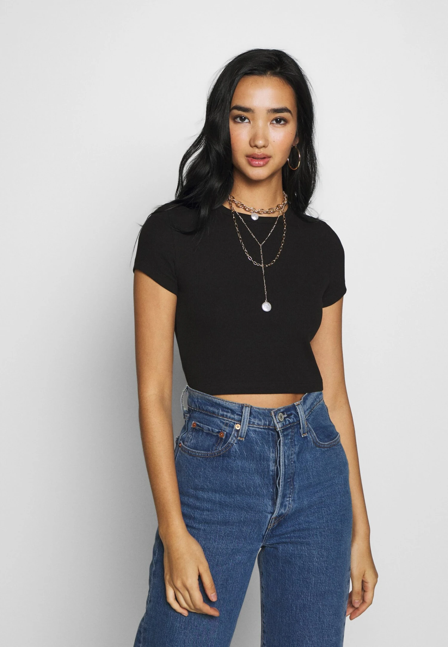 Even&Odd 3 Pack - T-Shirt Basic - White/Black/Light Grey 8 Even&Odd 3 Pack - T-Shirt Basic - White/Black/Light Grey - Afbeelding 6