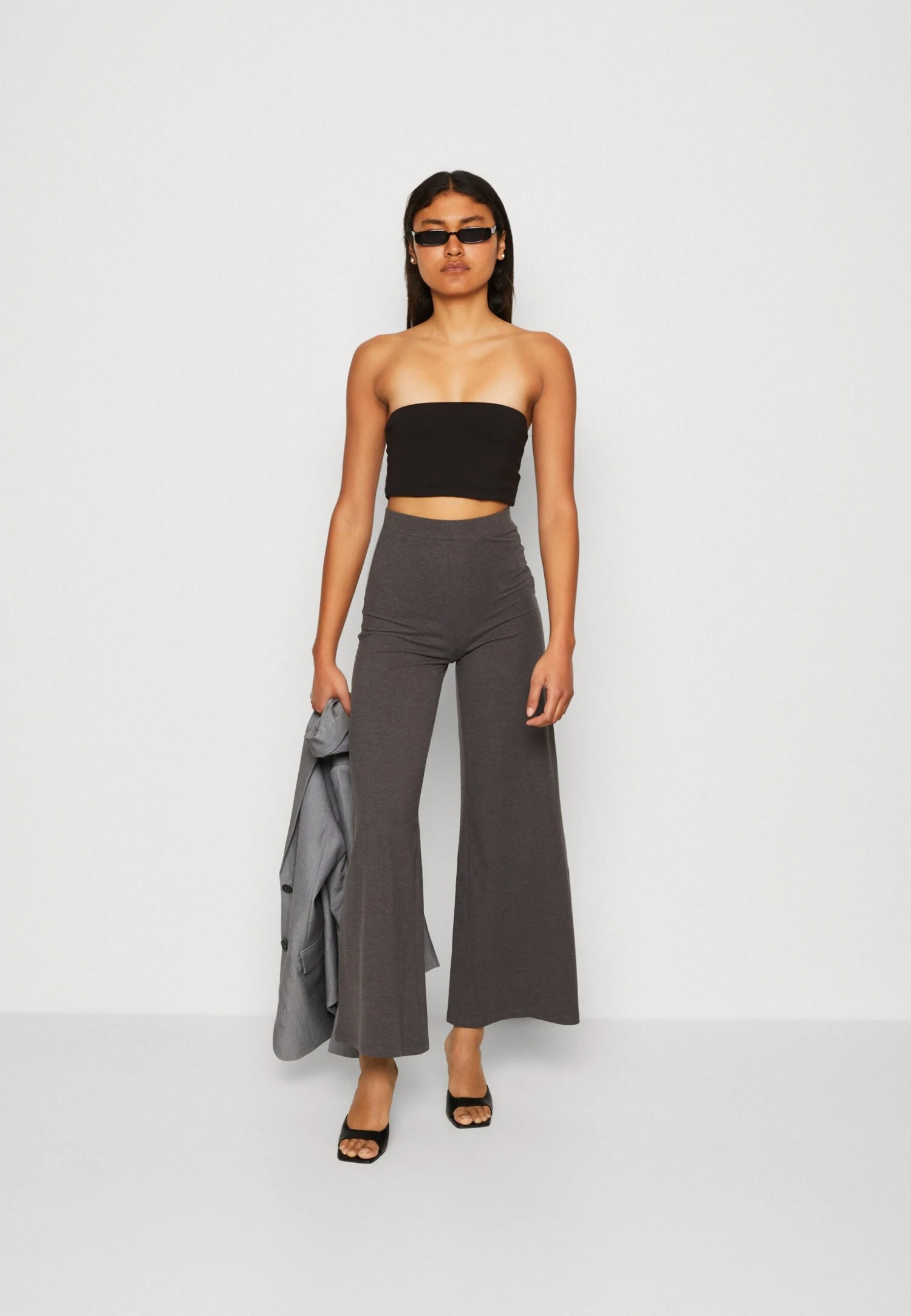 Even&Odd Broek - Mottled Dark Grey 4 Even&Odd Broek - Mottled Dark Grey - Afbeelding 2