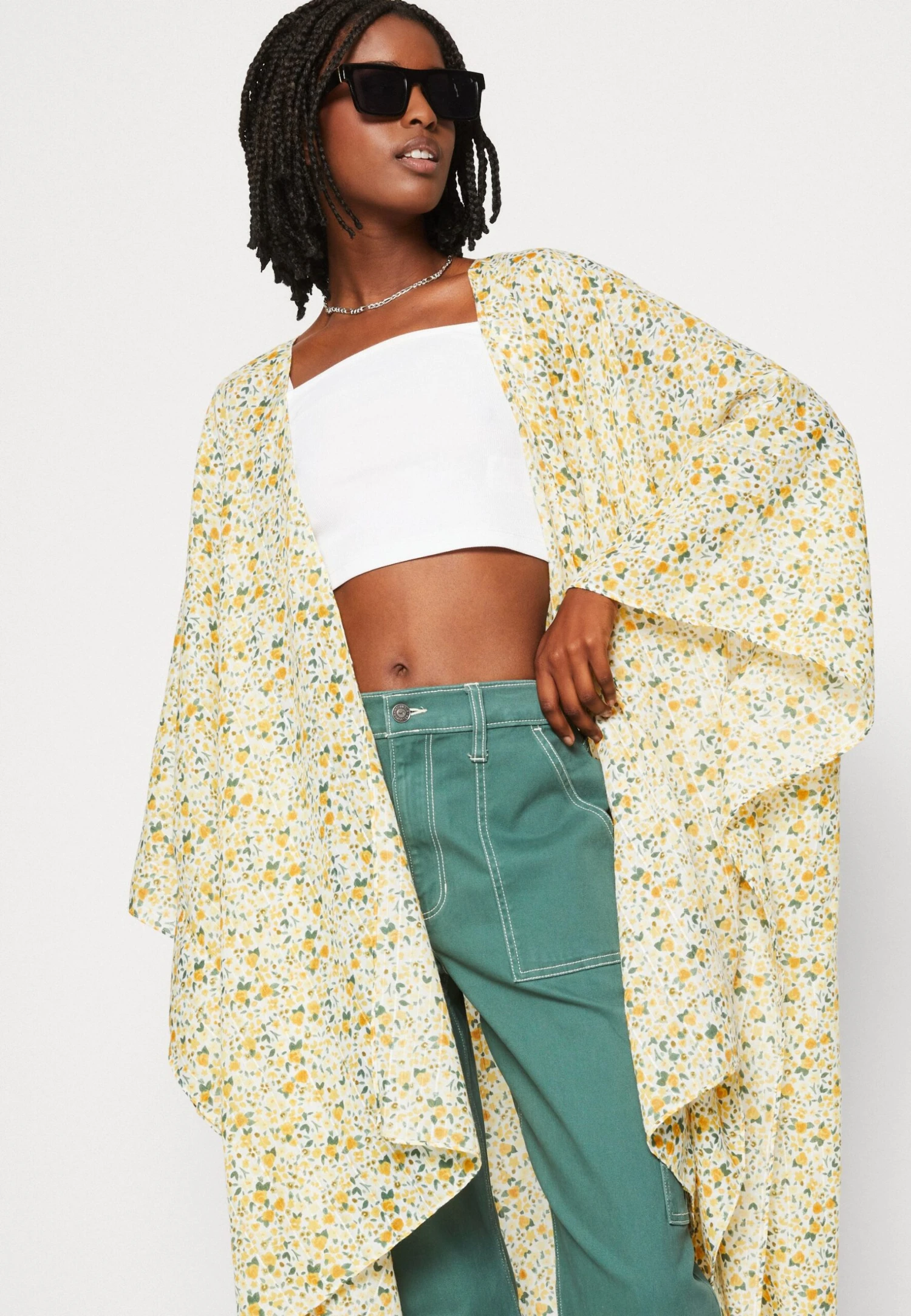 Even&Odd Lichte Jas - Yellow 6 Even&Odd Lichte Jas - Yellow - Afbeelding 4