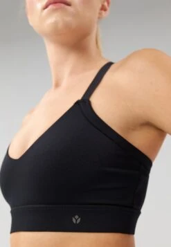 ESSENTIAL QUICK DRY MEDIUM SUPPORT SPORTS BRA WITH ADJUSTABLE CROSS BACK - Sport-bh Met Medium Support - Black 15 ESSENTIAL QUICK DRY MEDIUM SUPPORT SPORTS BRA WITH ADJUSTABLE CROSS BACK - Sport-bh Met Medium Support - Black -Even&Odd 61499186f1ab4ff8a31a7133775a5ca6