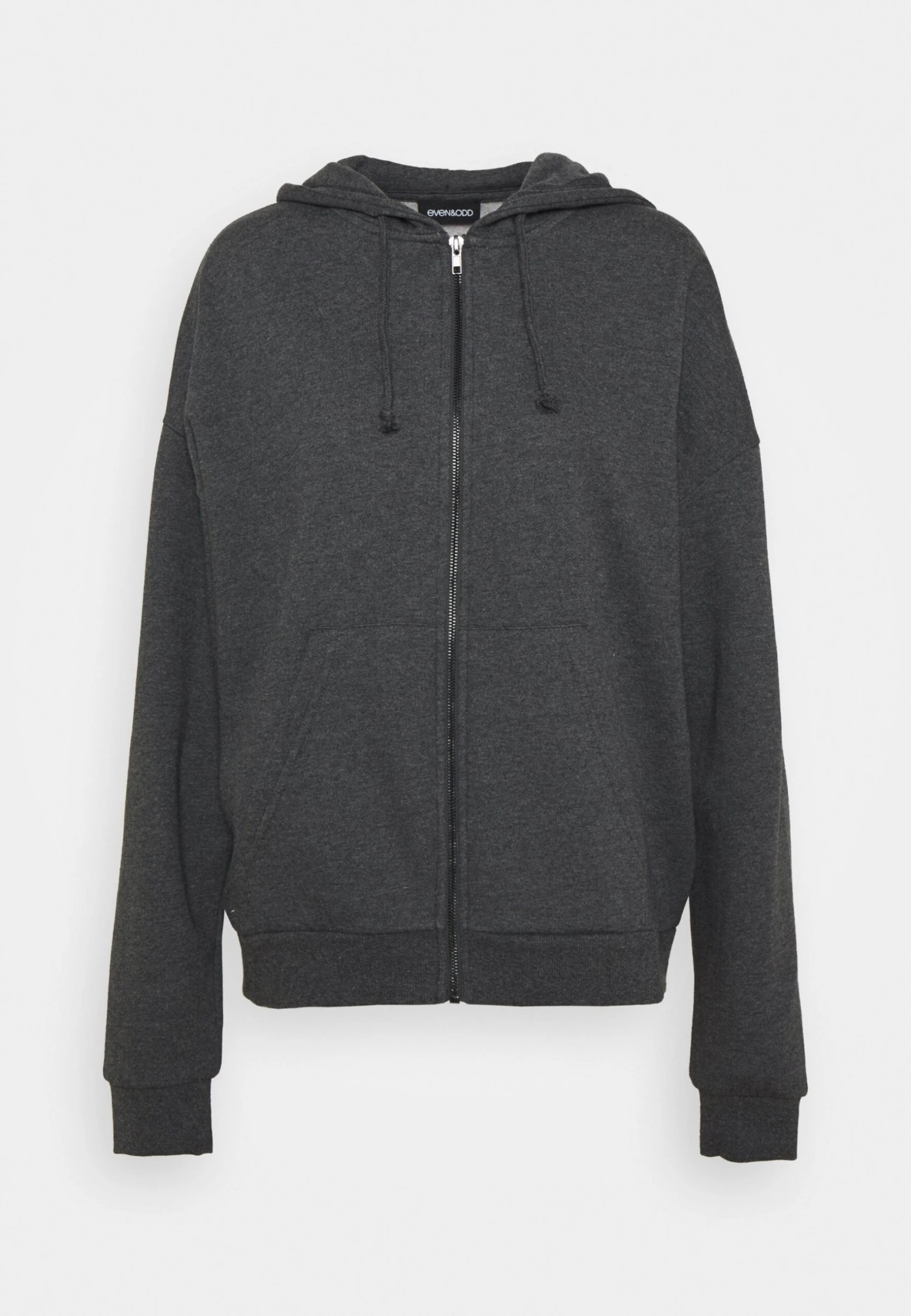 Even&Odd Sweater Met Rits - Mottled Dark Grey 8 Even&Odd Sweater Met Rits - Mottled Dark Grey - Afbeelding 6