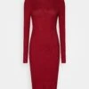Even&Odd Gebreide Jurk - Bordeaux
