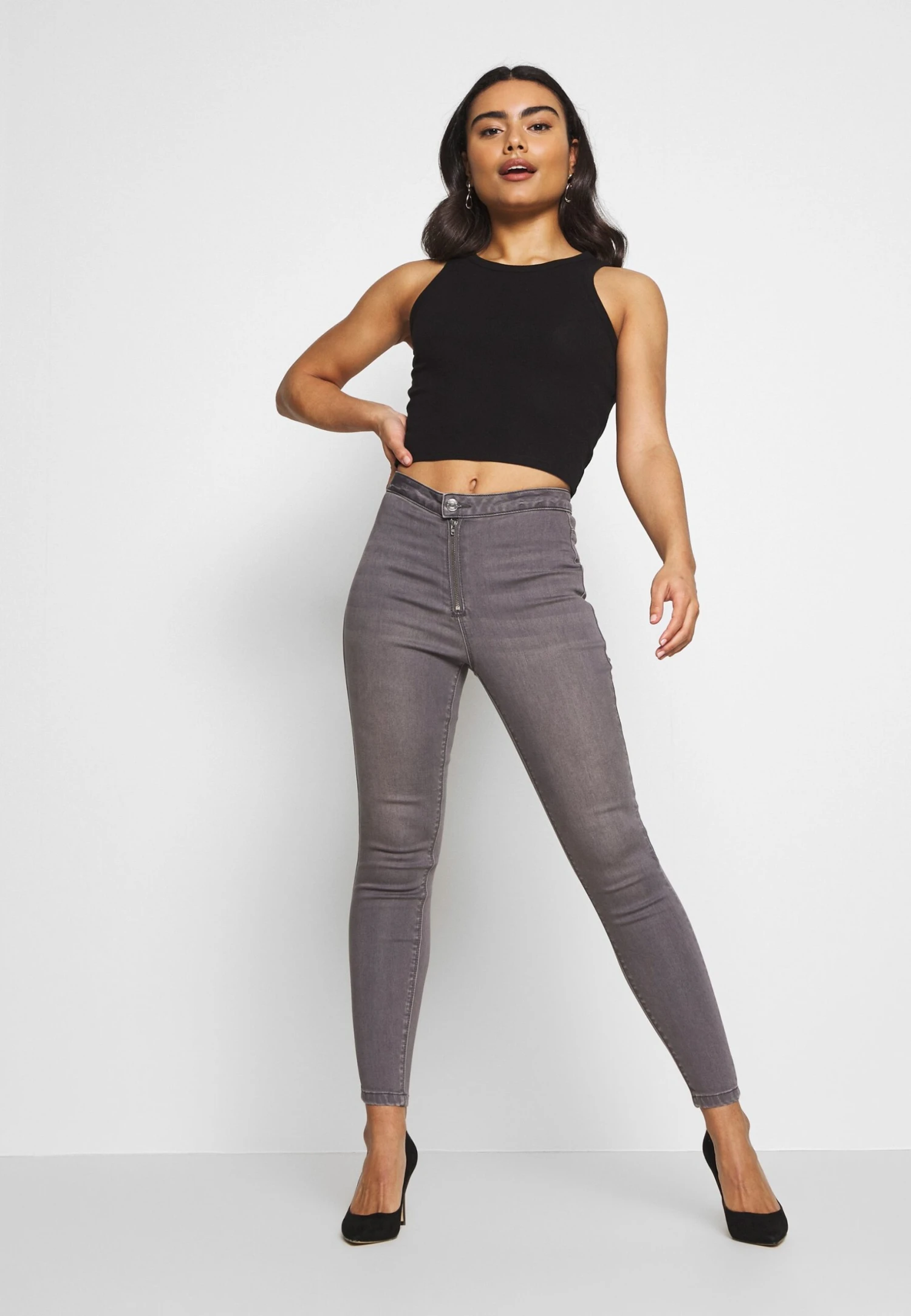 2 Pack - Top - Light Grey/Black 4 2 Pack - Top - Light Grey/Black - Afbeelding 2