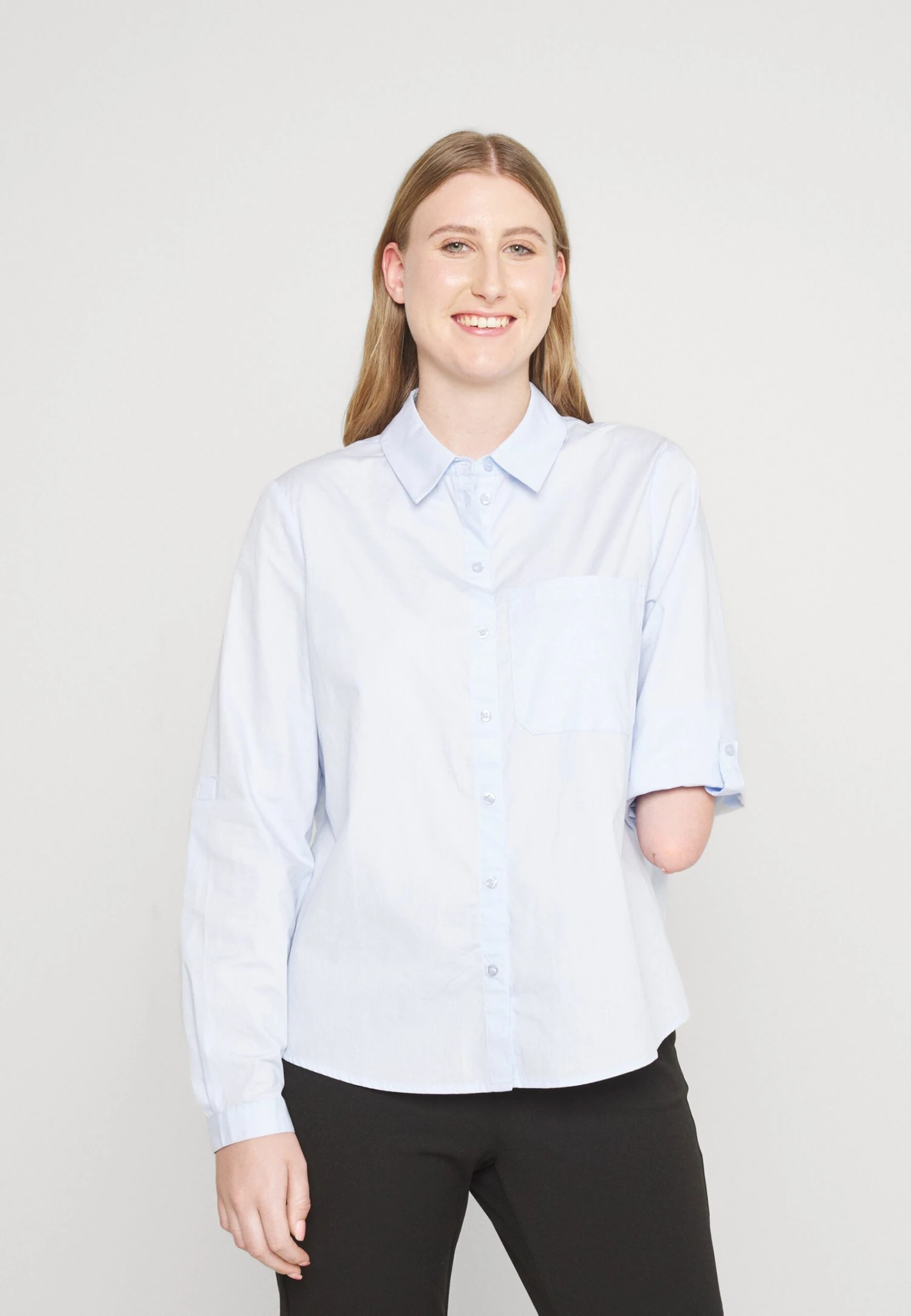 Even&Odd Blouse - Light Blue 5 Even&Odd Blouse - Light Blue - Afbeelding 3