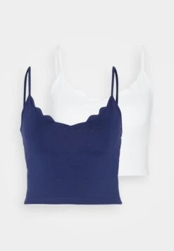 Even&Odd 2 Pack - Top - White/Dark Blue 14 Even&Odd 2 Pack - Top - White/Dark Blue -Even&Odd 666627aca9bf434eb30a1273c8227dba