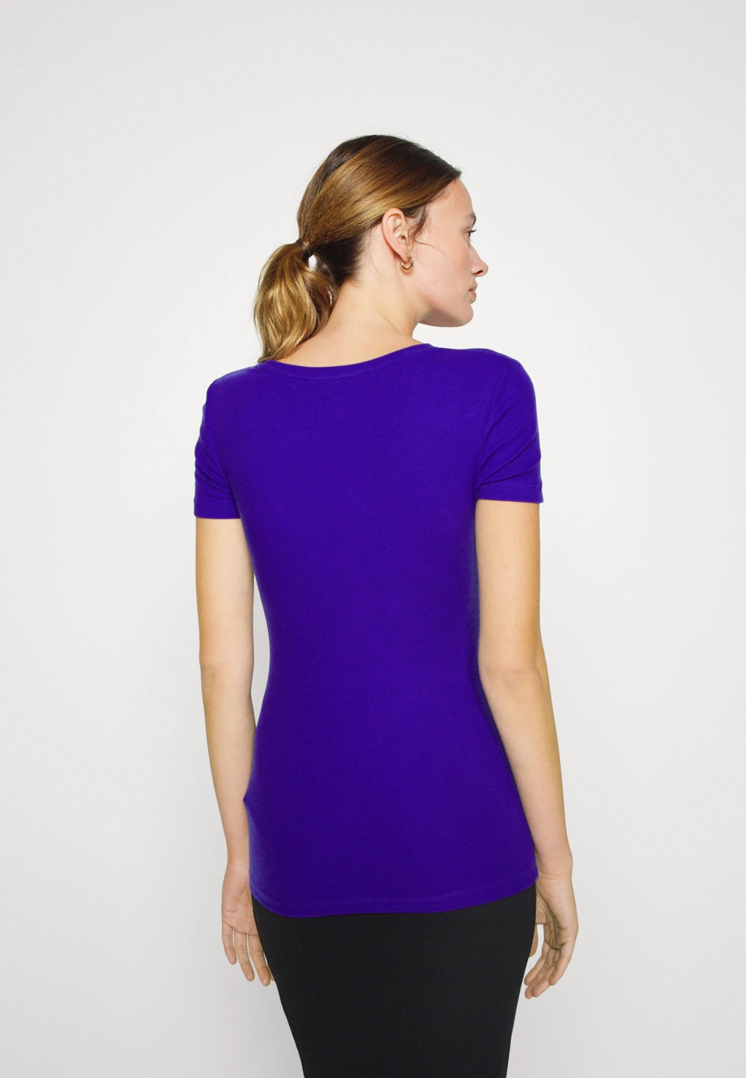 Circle Gathering Tee- T-Shirt Basic -Blue 5 Circle Gathering Tee- T-Shirt Basic -Blue - Afbeelding 3