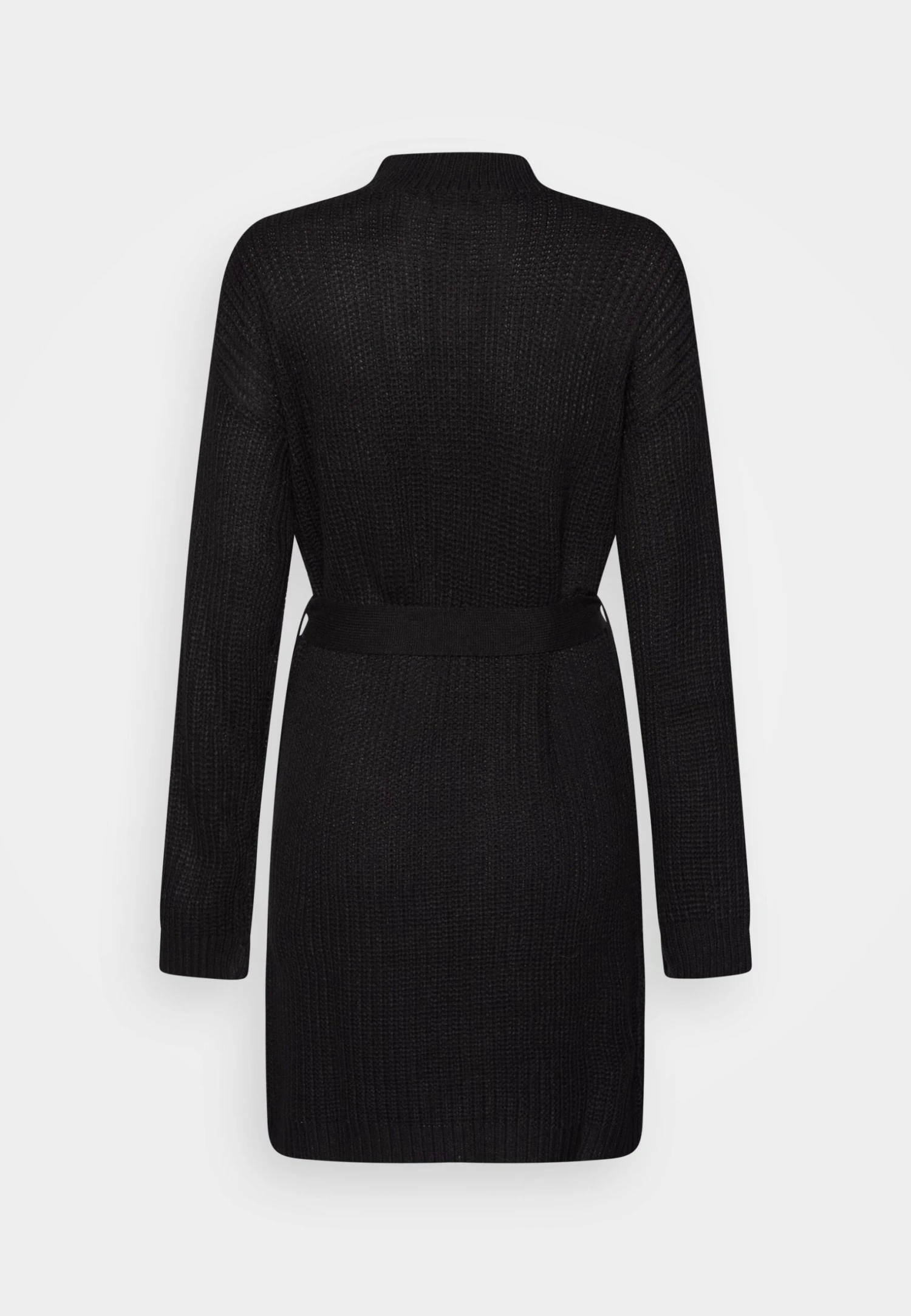 Even&Odd Loose High Neck Dress- Gebreide Jurk - Black 4 Even&Odd Loose High Neck Dress- Gebreide Jurk - Black - Afbeelding 2