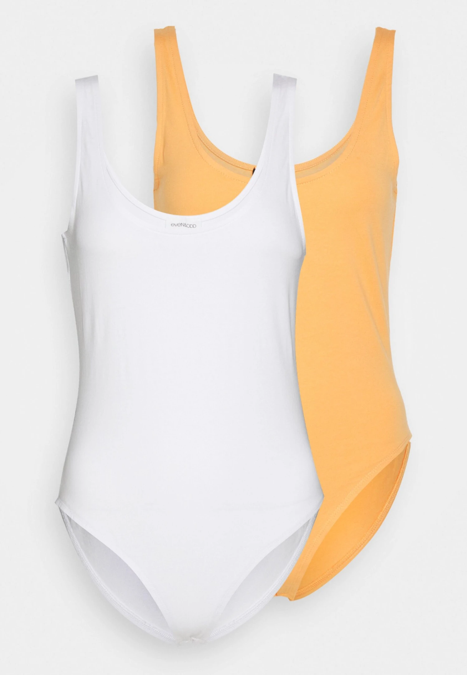 Even&Odd 2 Pack - Top - White/Orange 9 Even&Odd 2 Pack - Top - White/Orange - Afbeelding 7