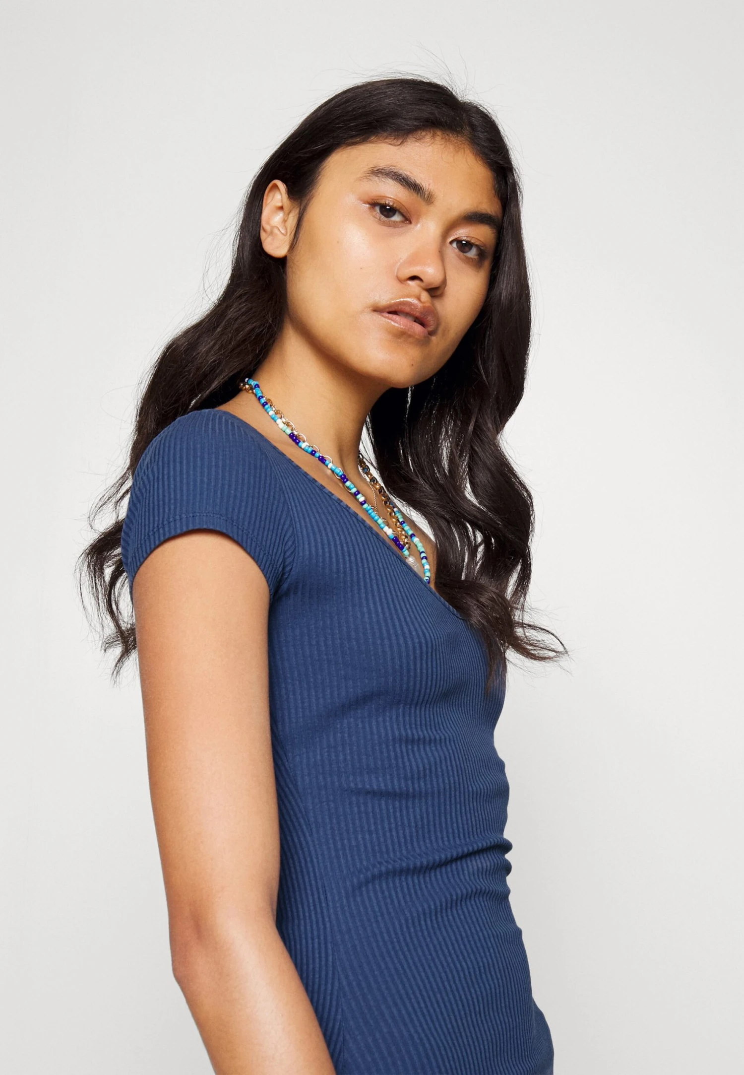 Even&Odd Jerseyjurk - Dark Blue 6 Even&Odd Jerseyjurk - Dark Blue - Afbeelding 4