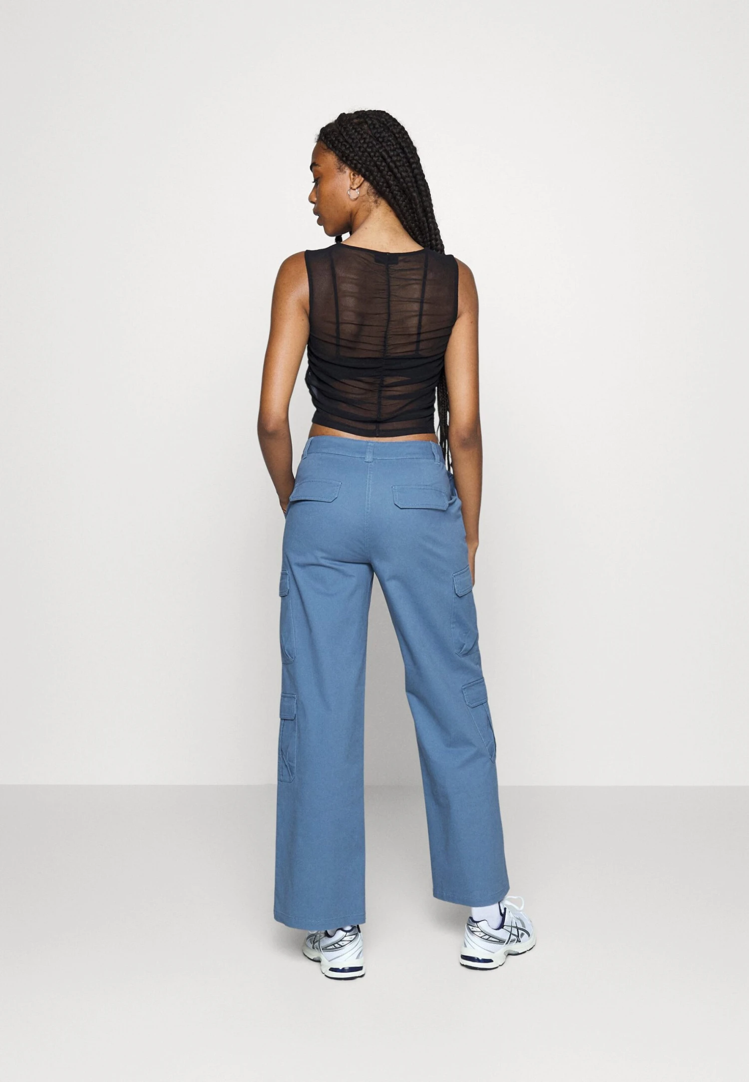 Even&Odd Cargobroek - Blue 5 Even&Odd Cargobroek - Blue - Afbeelding 3