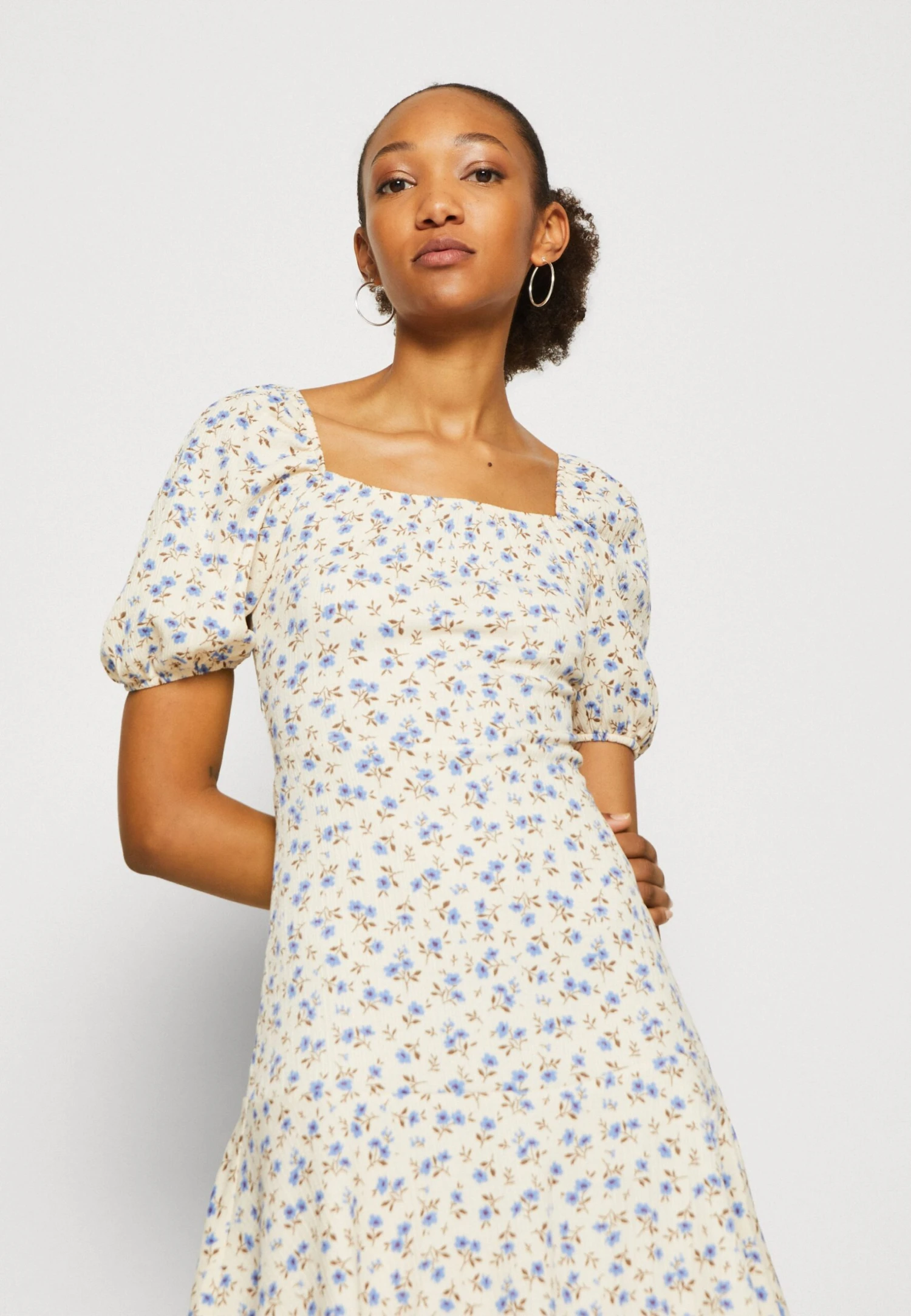 Even&Odd Jurk - Beige/Blue/Multi-Coloured 8 Even&Odd Jurk - Beige/Blue/Multi-Coloured - Afbeelding 6