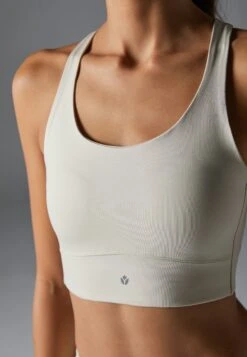 MEDIUM SUPPORT SPORTS BRA WITH RACER BACK - Sport-bh Met Medium Support - Off-white 11 MEDIUM SUPPORT SPORTS BRA WITH RACER BACK - Sport-bh Met Medium Support - Off-white -Even&Odd 77ffd3a96cf04127bef5a8802ba4cc28