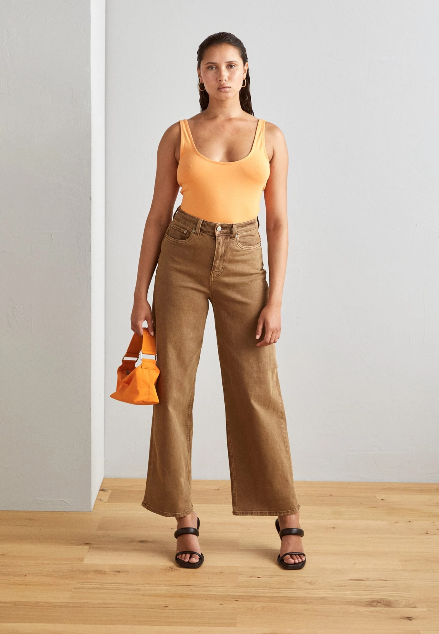 Even&Odd 2 Pack - Top - White/Orange 3 Even&Odd 2 Pack - Top - White/Orange