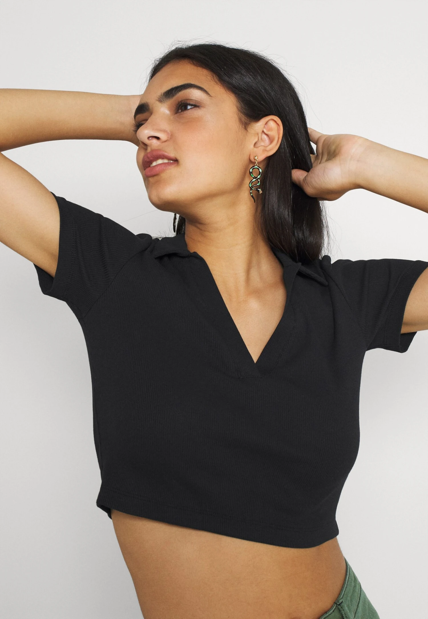 Even&Odd Poloshirt - Black 5 Even&Odd Poloshirt - Black - Afbeelding 3