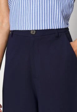 Petite Tailored Wide Leg Trouser - Broek - Dark Blue 11 Petite Tailored Wide Leg Trouser - Broek - Dark Blue -Even&Odd 7c7e2fba048847e6bc58abbed483e7f7