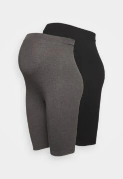 2 Pack - Shorts - Black/Mottled Dark Grey 12 2 Pack - Shorts - Black/Mottled Dark Grey -Even&Odd 81343ba3669a463694ec4b2525e607cd