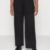 Tailored Wide Trouser - Broek - Black 1 Tailored Wide Trouser - Broek - Black -Even&Odd 82e4d064f9a84ab8a1efecd9f5ea285d