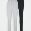 2 Pack - Trainingsbroek - Black/Mottled Grey