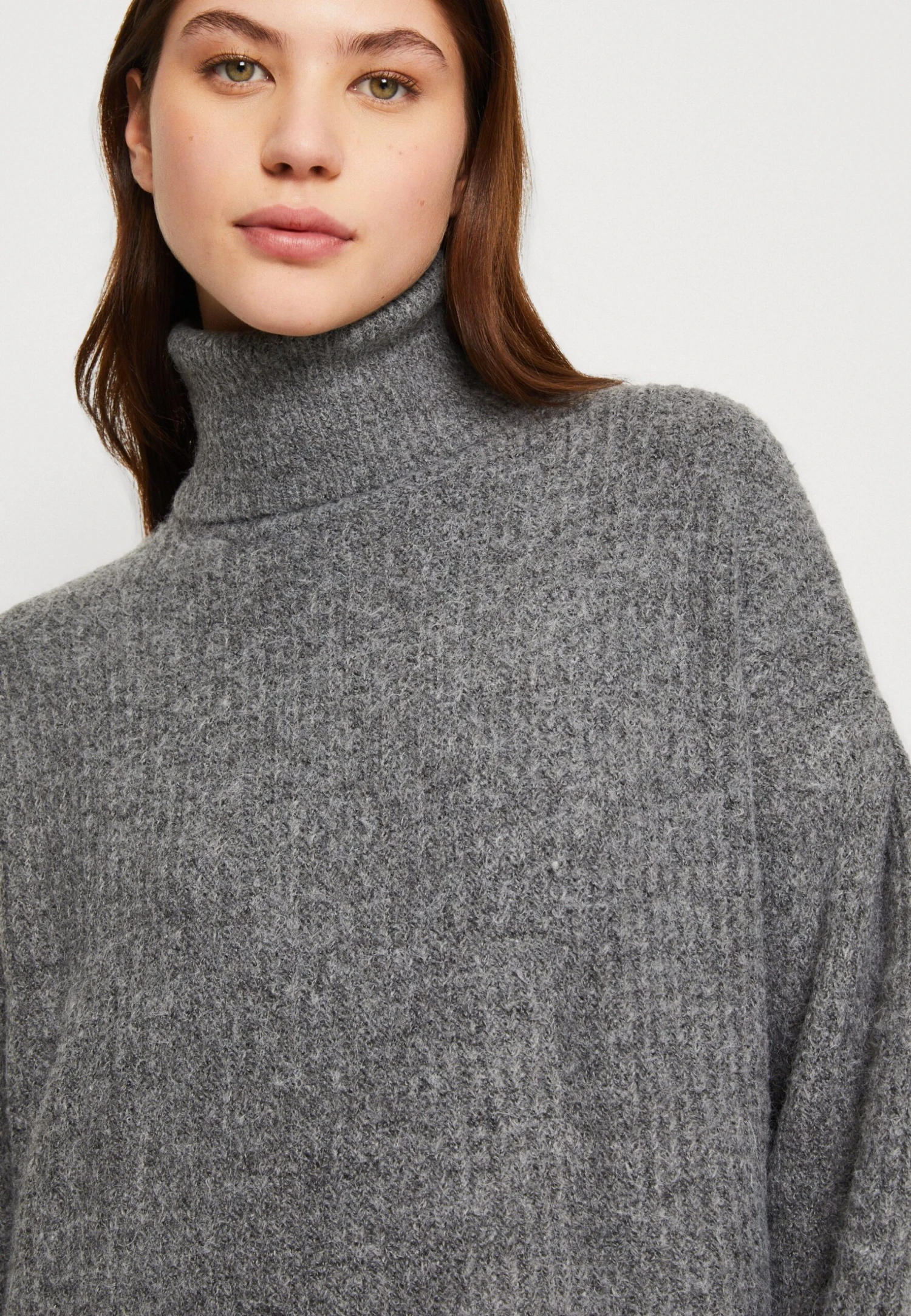 Even&Odd Gebreide Jurk - Dark Grey 8 Even&Odd Gebreide Jurk - Dark Grey - Afbeelding 6