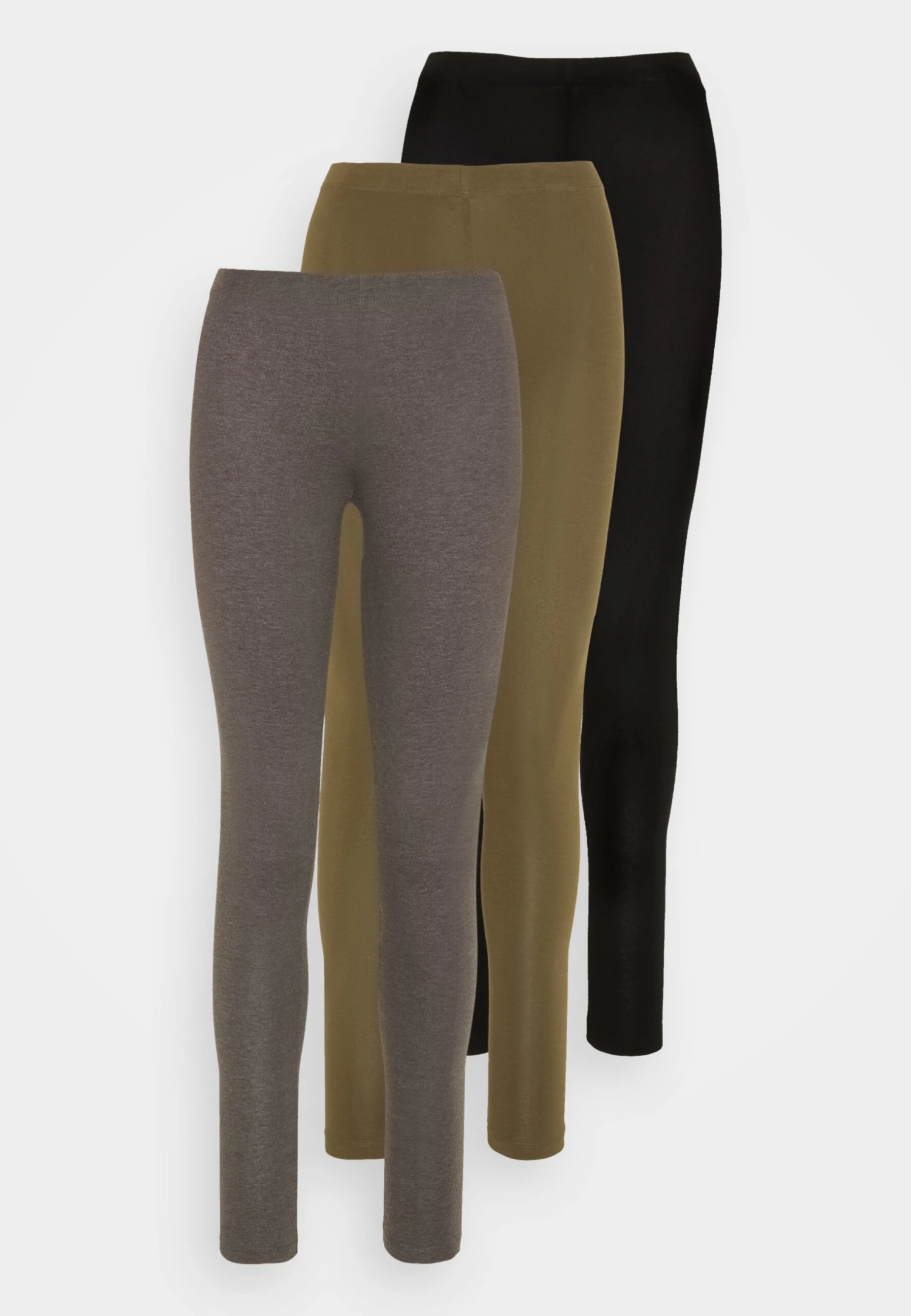 Even&Odd 3 Pack - Legging - Black/Khaki/Mottled Dark Grey 9 Even&Odd 3 Pack - Legging - Black/Khaki/Mottled Dark Grey - Afbeelding 7