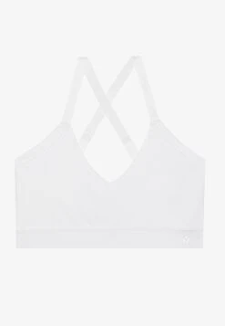 ESSENTIAL 2 PACK MEDIUM SUPPORT SPORTS BRA WITH ADJUSTABLE CROSS BACK - Sport-bh Met Medium Support - White/black 17 ESSENTIAL 2 PACK MEDIUM SUPPORT SPORTS BRA WITH ADJUSTABLE CROSS BACK - Sport-bh Met Medium Support - White/black -Even&Odd 85eb1c9d37a746ef880a0359bc779d88