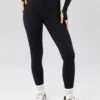 ESSENTIAL FULL LENGTH HIGH RISE LEGGINGS WITH SIDE POCKET - Tights - Black