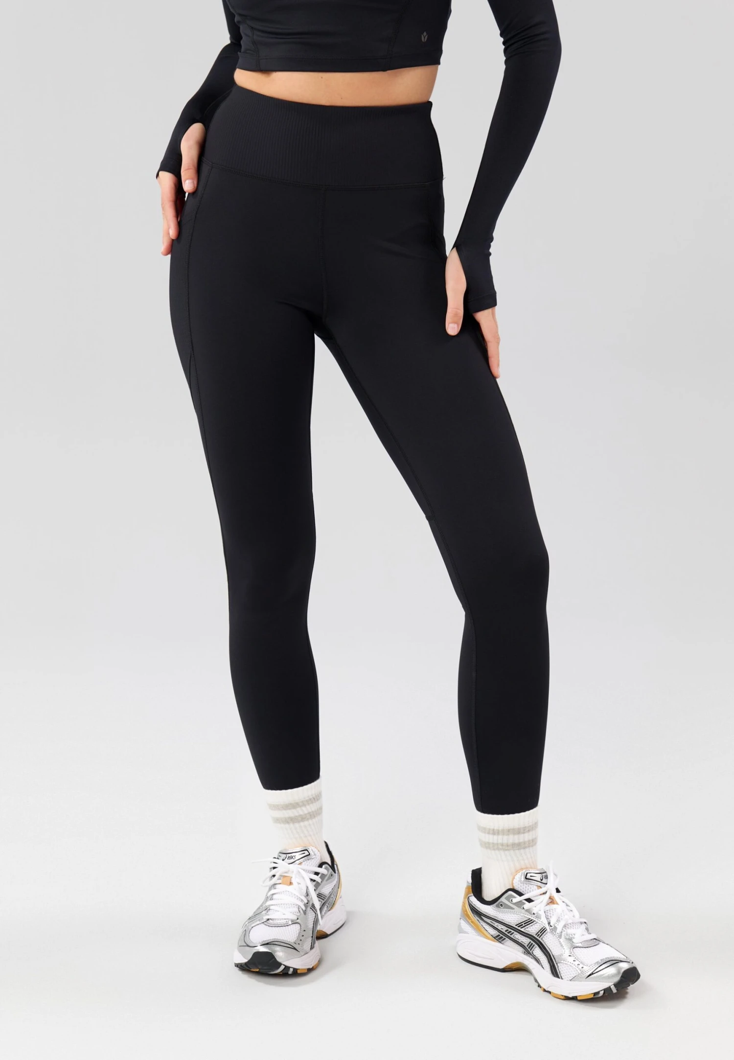 ESSENTIAL FULL LENGTH HIGH RISE LEGGINGS WITH SIDE POCKET - Tights - Black 3 ESSENTIAL FULL LENGTH HIGH RISE LEGGINGS WITH SIDE POCKET - Tights - Black