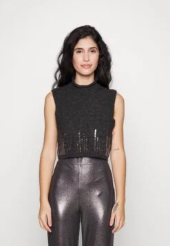 Broek - Black/Silver -Even&Odd 871243180f4e430189695c22f4ce35ee