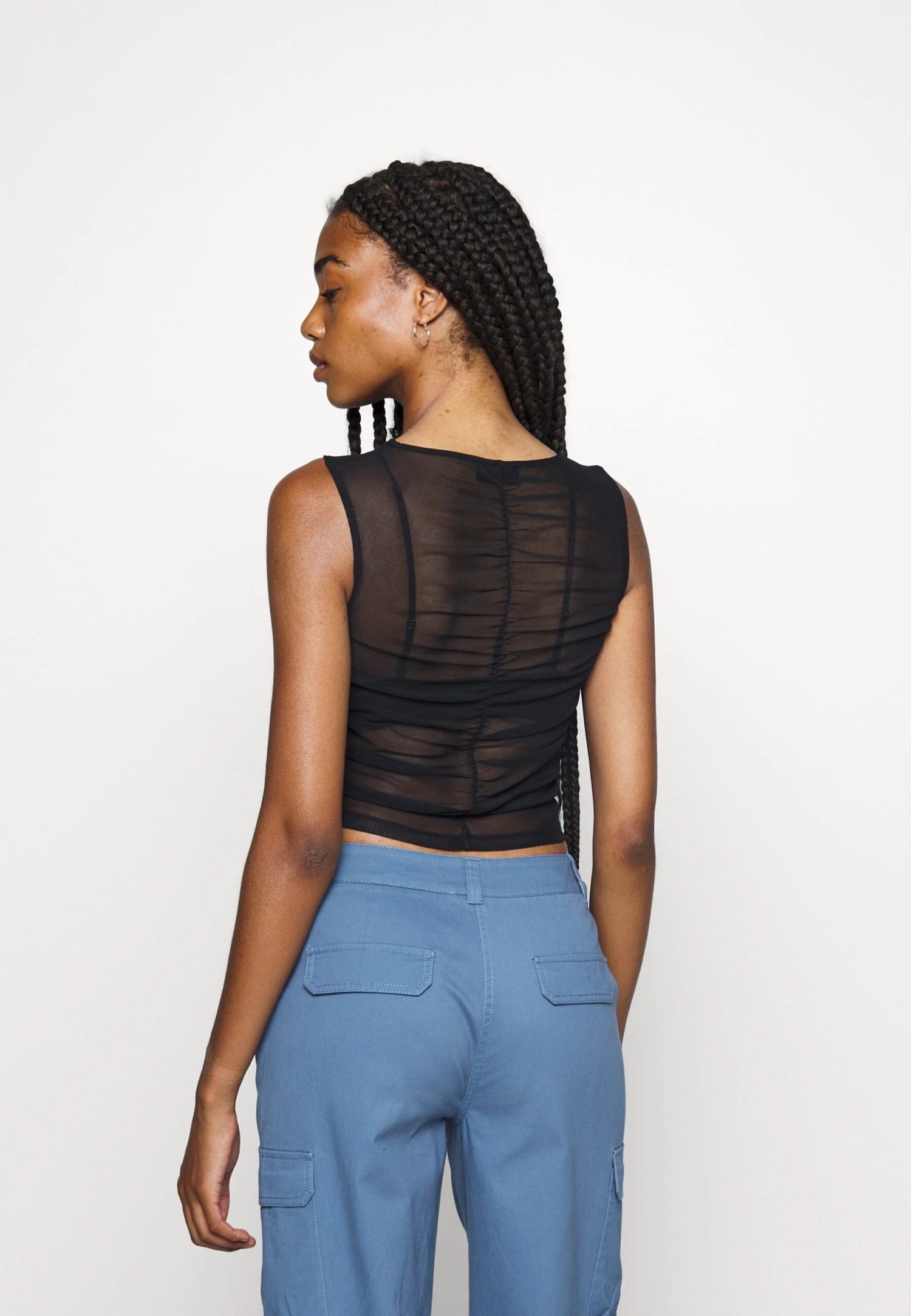 Even&Odd Racer Tule Top- Top - Black 5 Even&Odd Racer Tule Top- Top - Black - Afbeelding 3