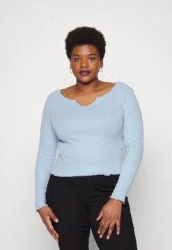 Bpdycon Fit Long Sleeve - Longsleeve - Light Blue