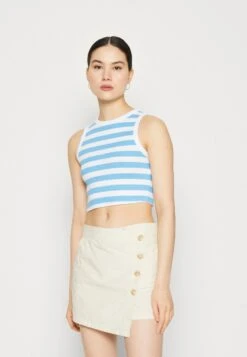 Even&Odd Top - Blue/White