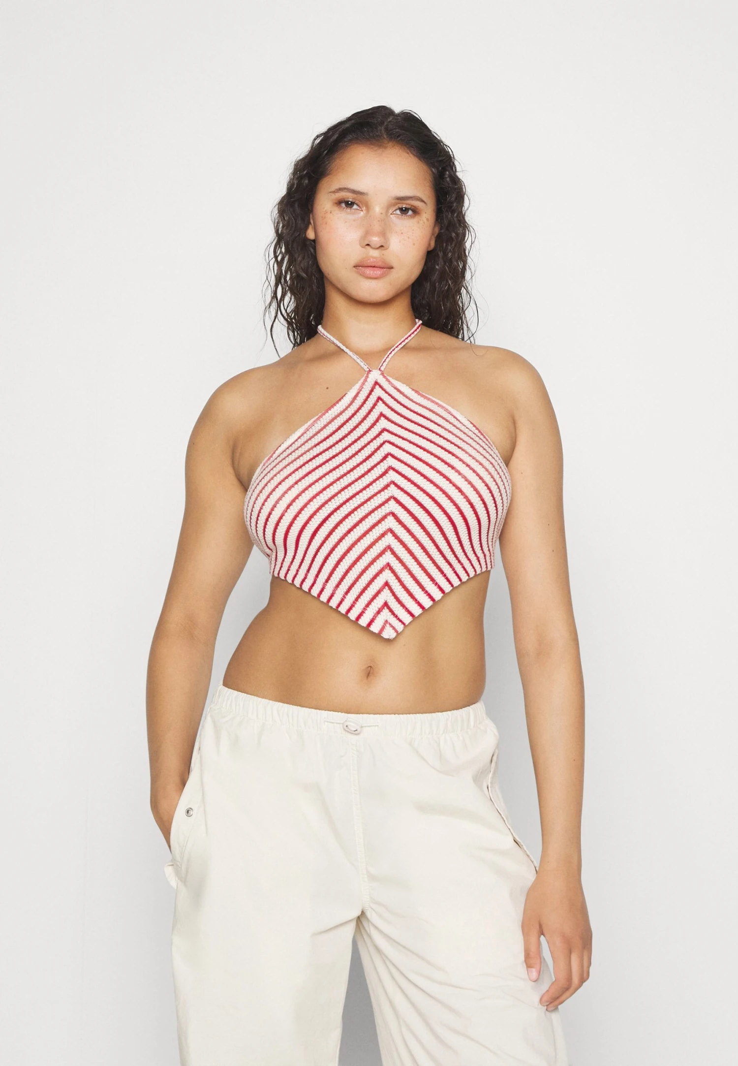 Even&Odd Top - White/Red 5 Even&Odd Top - White/Red - Afbeelding 3