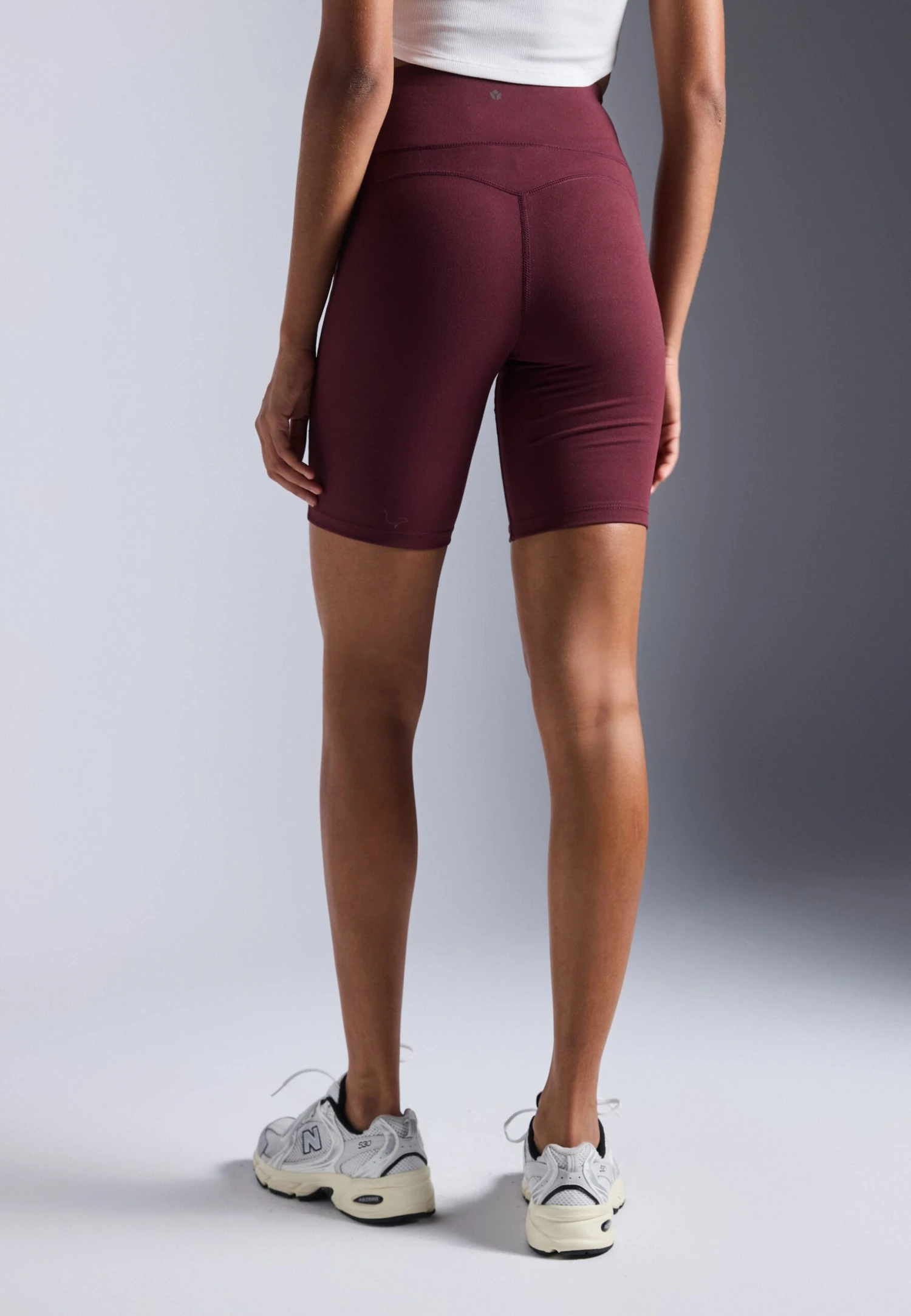 HIGH RISE CYCLING SHORTS OVERLAP V WAISTBAND - Tights - Bordeaux 5 HIGH RISE CYCLING SHORTS OVERLAP V WAISTBAND - Tights - Bordeaux - Afbeelding 3