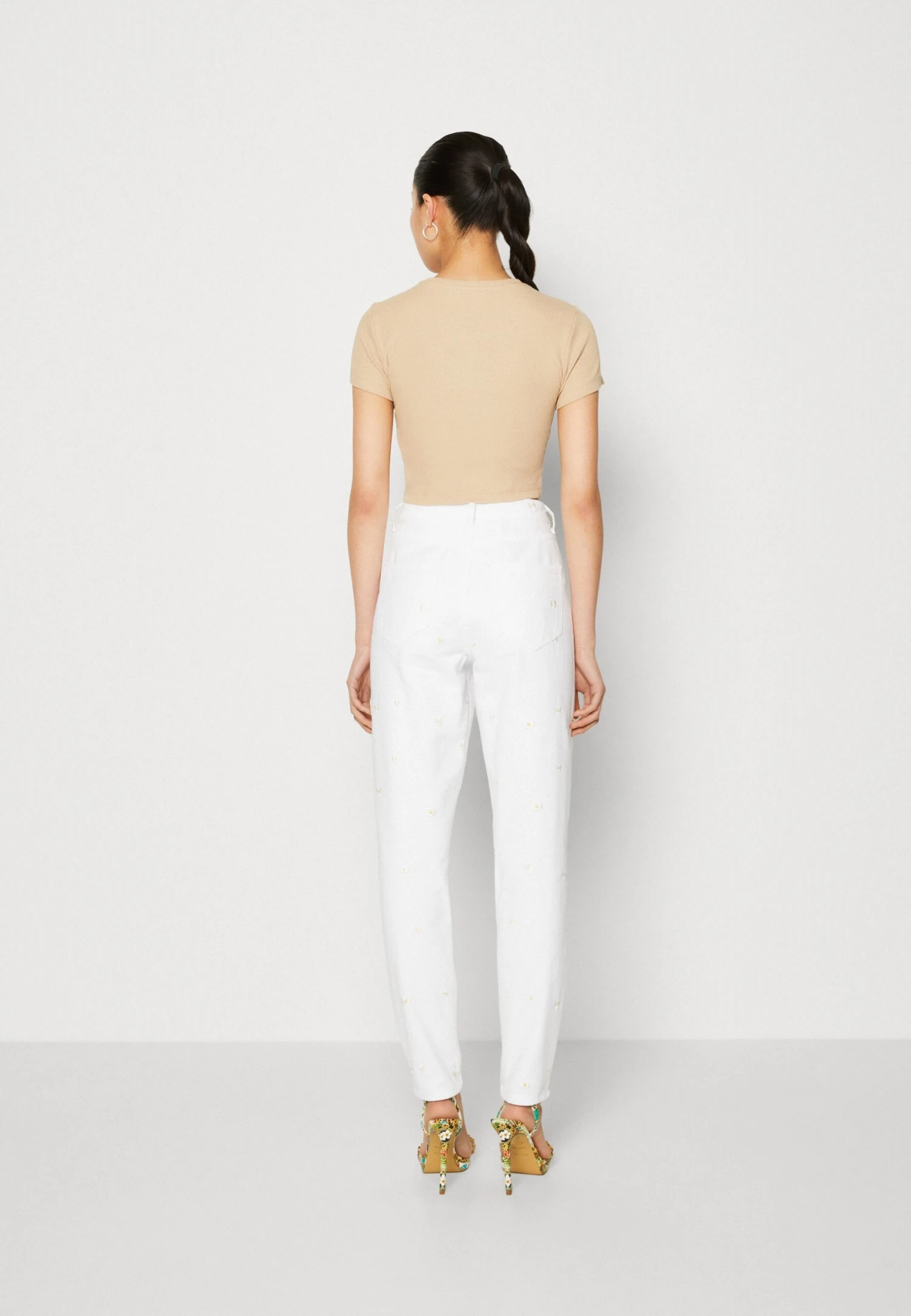 Even&Odd 3 Pack - T-Shirt Basic - Beige/Black/Orange 5 Even&Odd 3 Pack - T-Shirt Basic - Beige/Black/Orange - Afbeelding 3