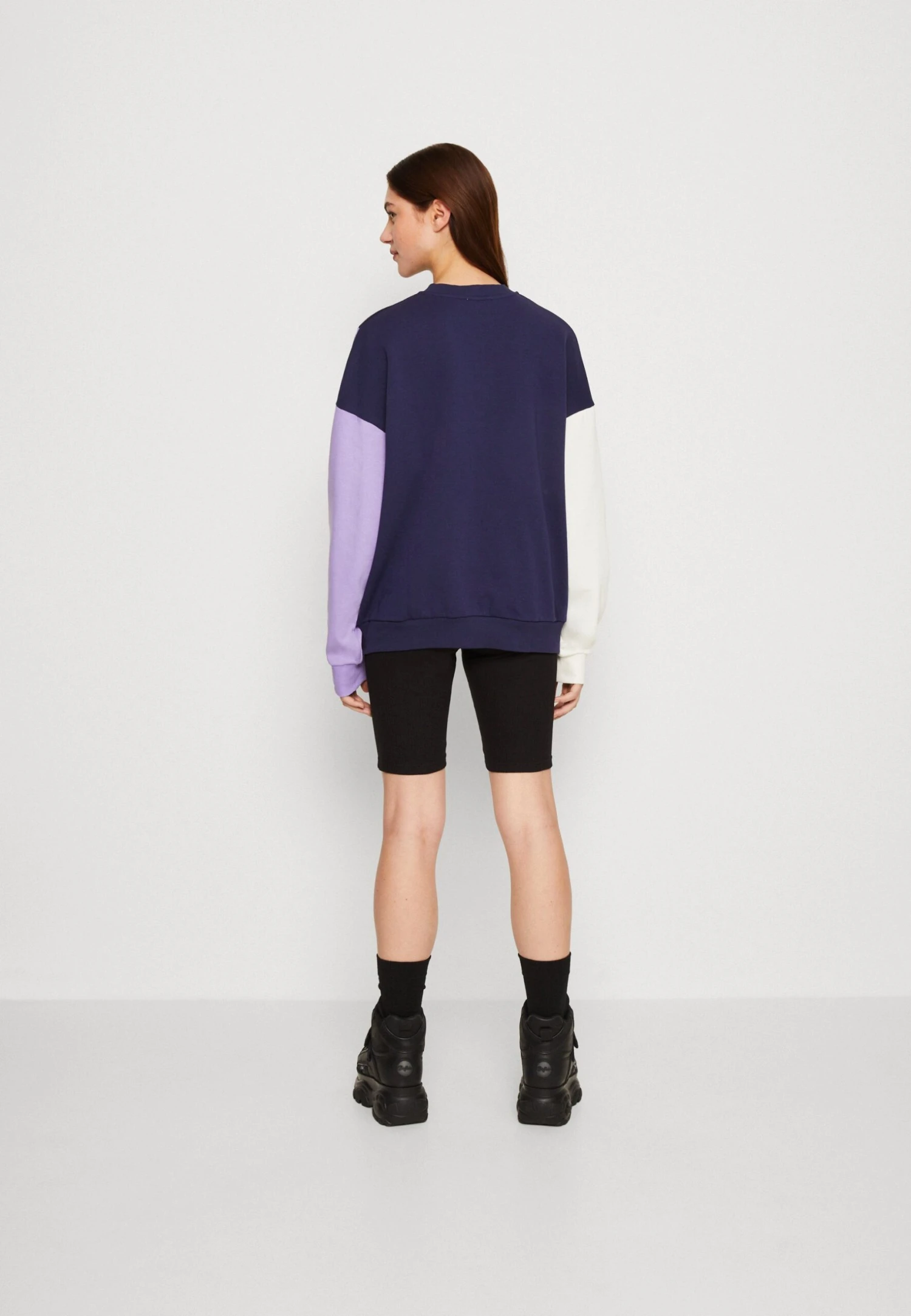 Even&Odd Sweater - Dark Blue/Purple/Off-White 5 Even&Odd Sweater - Dark Blue/Purple/Off-White - Afbeelding 3