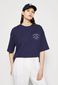 Even&Odd T-Shirt Print - Dark Blue -Even&Odd 90f6d9a68e5a49eca7f04592234406b1