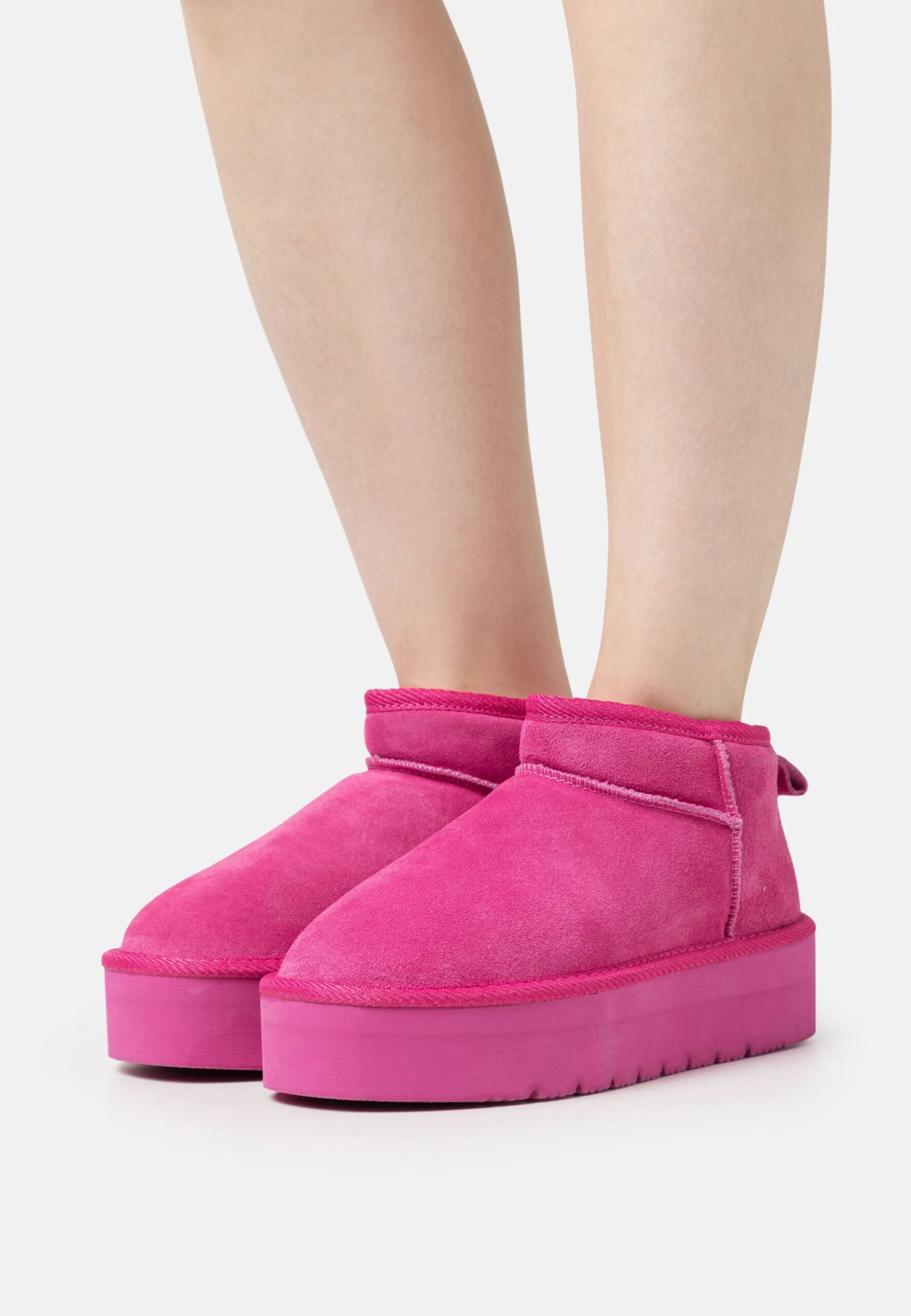 Even&Odd Leather - Korte Laarzen - Pink 3 Even&Odd Leather - Korte Laarzen - Pink