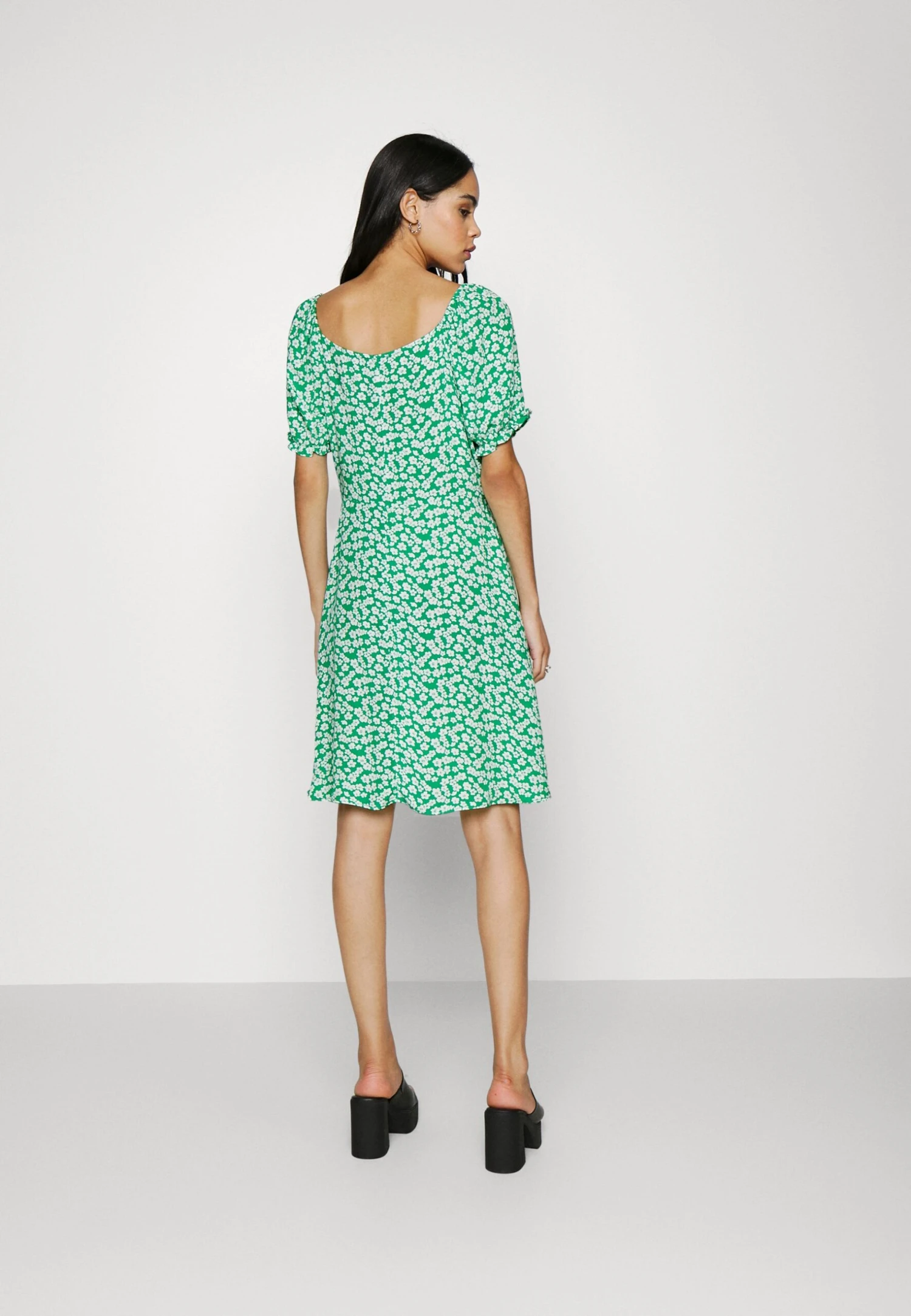 Even&Odd Jurk - Green/White 5 Even&Odd Jurk - Green/White - Afbeelding 3