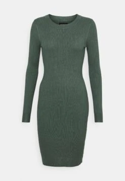 Even&Odd Crew Ausschnitt Ripp Basic Bodycon Mini Strickkleid - Etui-Jurk - Green 12 Even&Odd Crew Ausschnitt Ripp Basic Bodycon Mini Strickkleid - Etui-Jurk - Green -Even&Odd 93f7838424b341e59018583e0d460abe