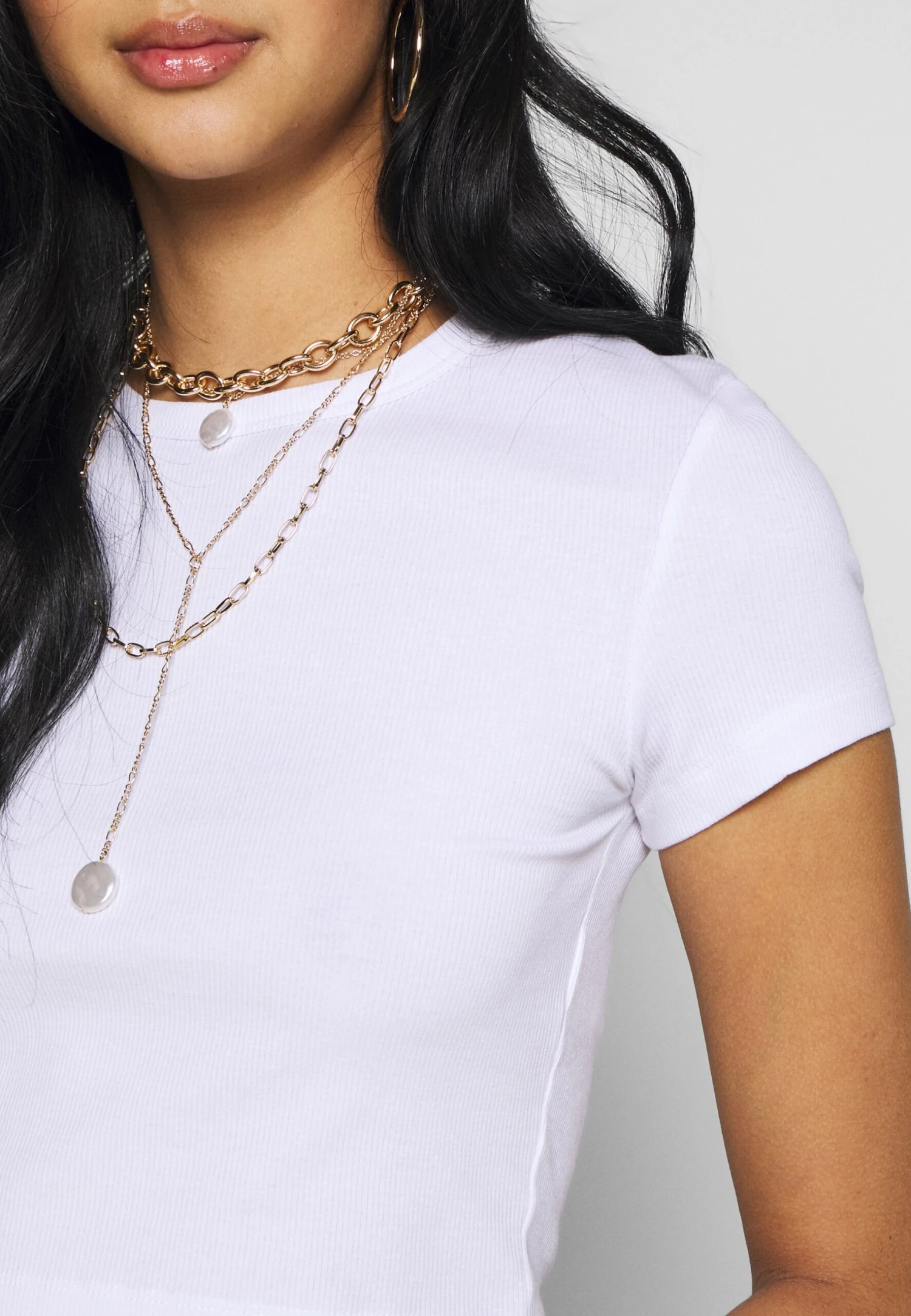 Even&Odd 3 Pack - T-Shirt Basic - White/Black/Light Grey 9 Even&Odd 3 Pack - T-Shirt Basic - White/Black/Light Grey - Afbeelding 7