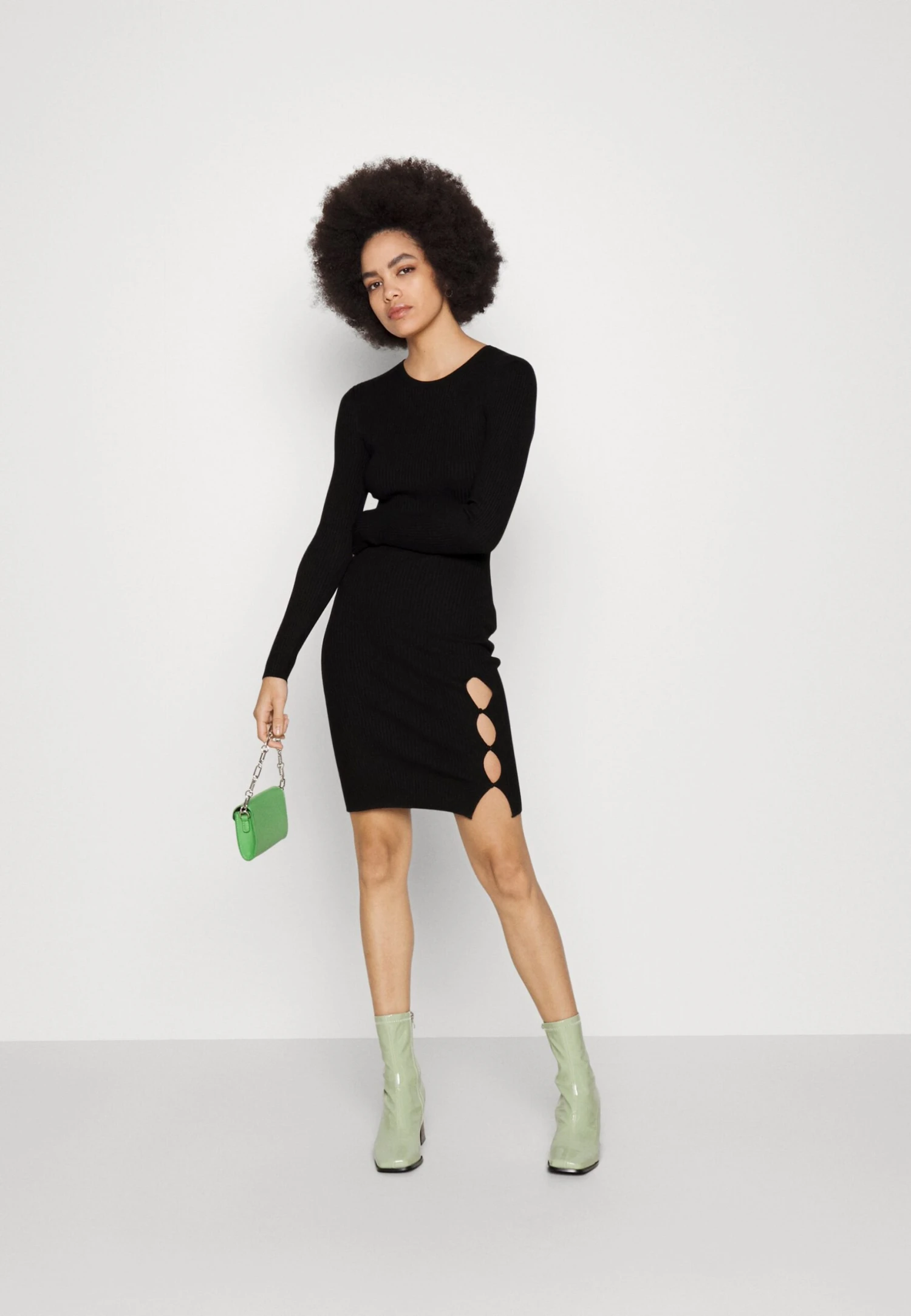 Even&Odd Jurk - Black 4 Even&Odd Jurk - Black - Afbeelding 2