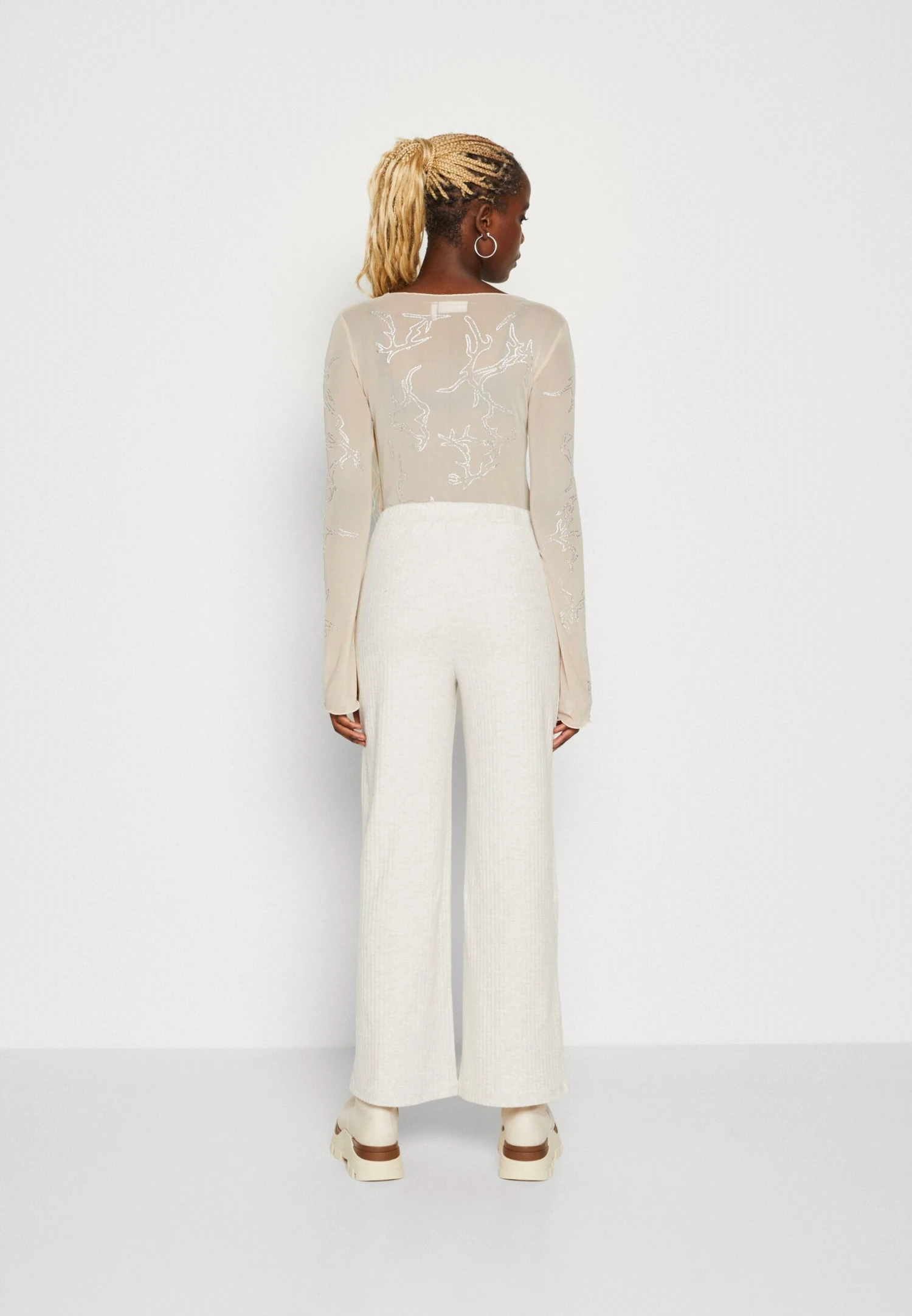 Even&Odd Broek - Mottled Light Brown 5 Even&Odd Broek - Mottled Light Brown - Afbeelding 3