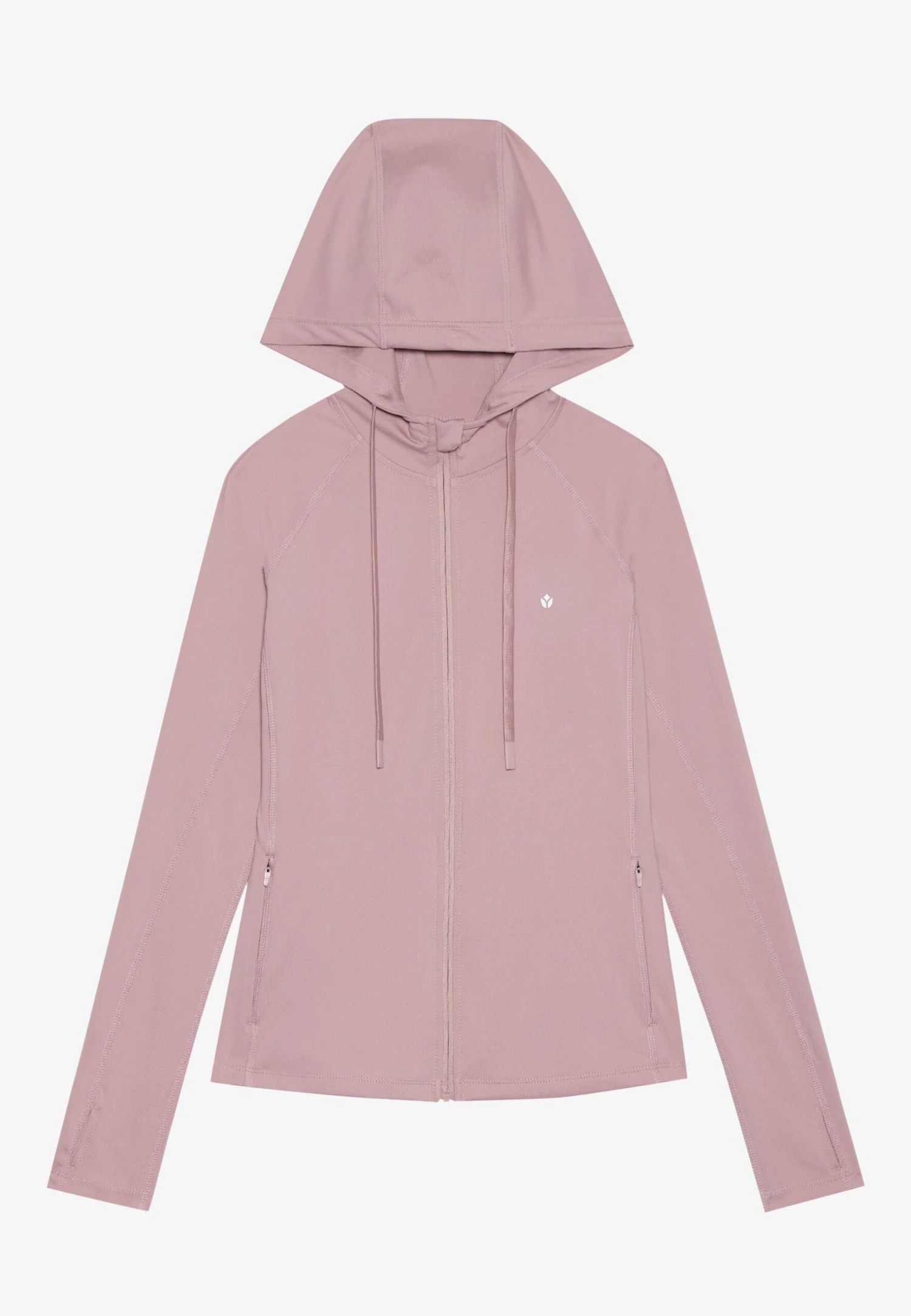 ZIP UP SPORTS SWEAT WITH HOOD - Sweater Met Rits - Mottled Light Grey 8 ZIP UP SPORTS SWEAT WITH HOOD - Sweater Met Rits - Mottled Light Grey - Afbeelding 6