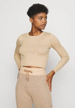 Even&Odd 2 Pack - Trui - Black/Sand -Even&Odd 9caa62a980a9404ba892d1bfdfc029ce