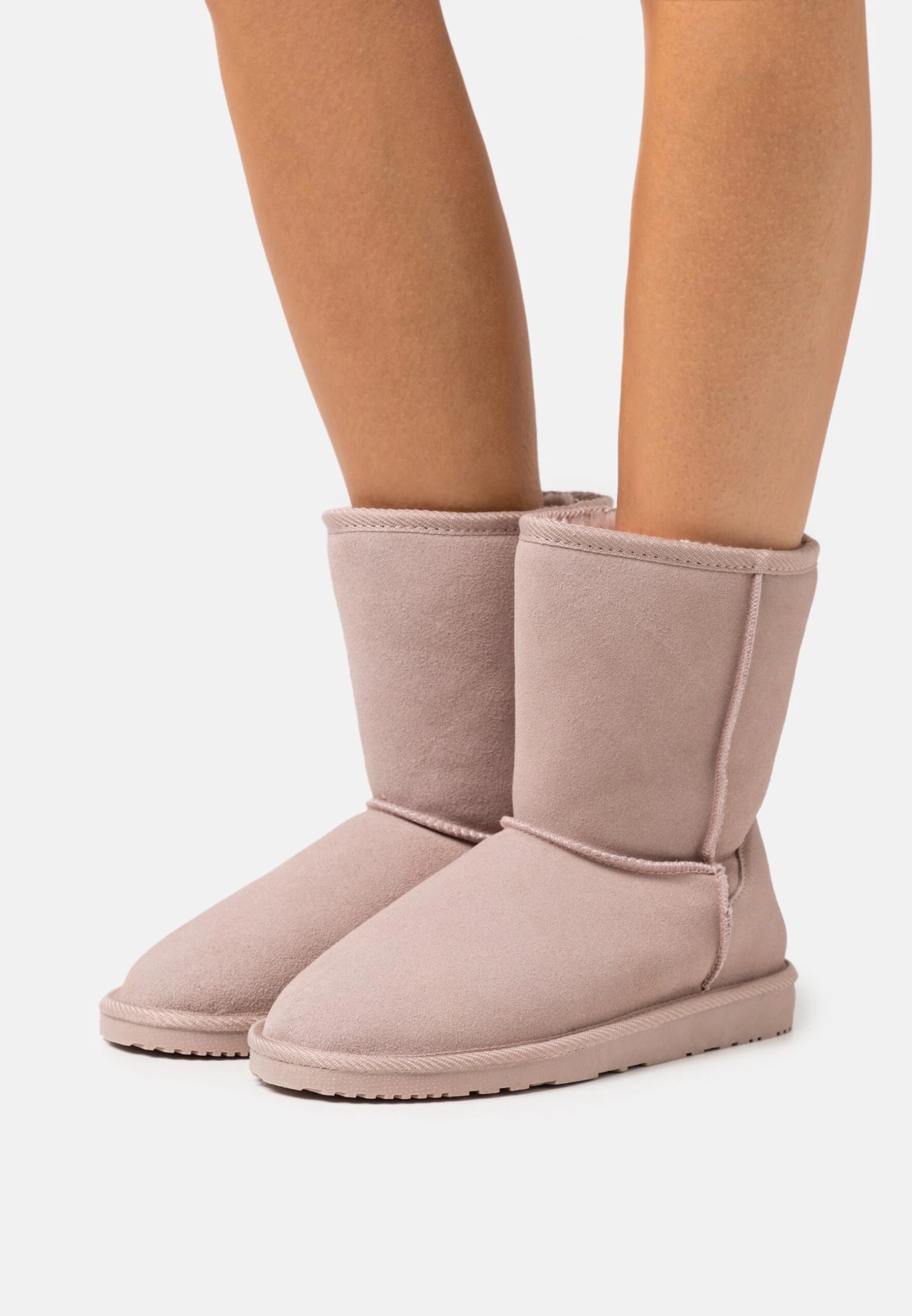 Even&Odd Leather - Korte Laarzen - Rose Gold Coloured 3 Even&Odd Leather - Korte Laarzen - Rose Gold Coloured