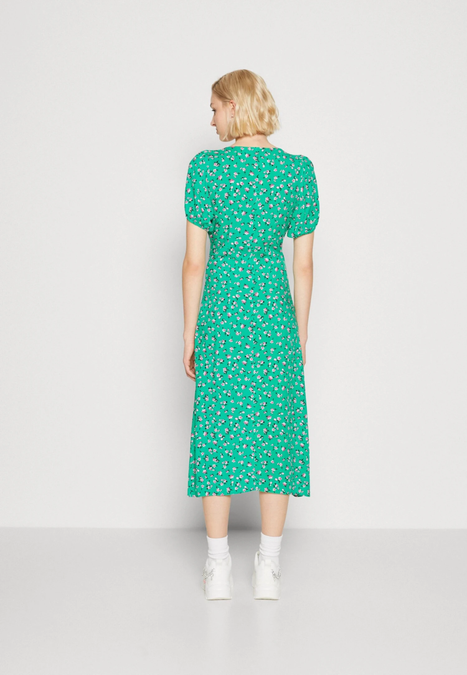 Even&Odd Jurk - Green/Pink 5 Even&Odd Jurk - Green/Pink - Afbeelding 3