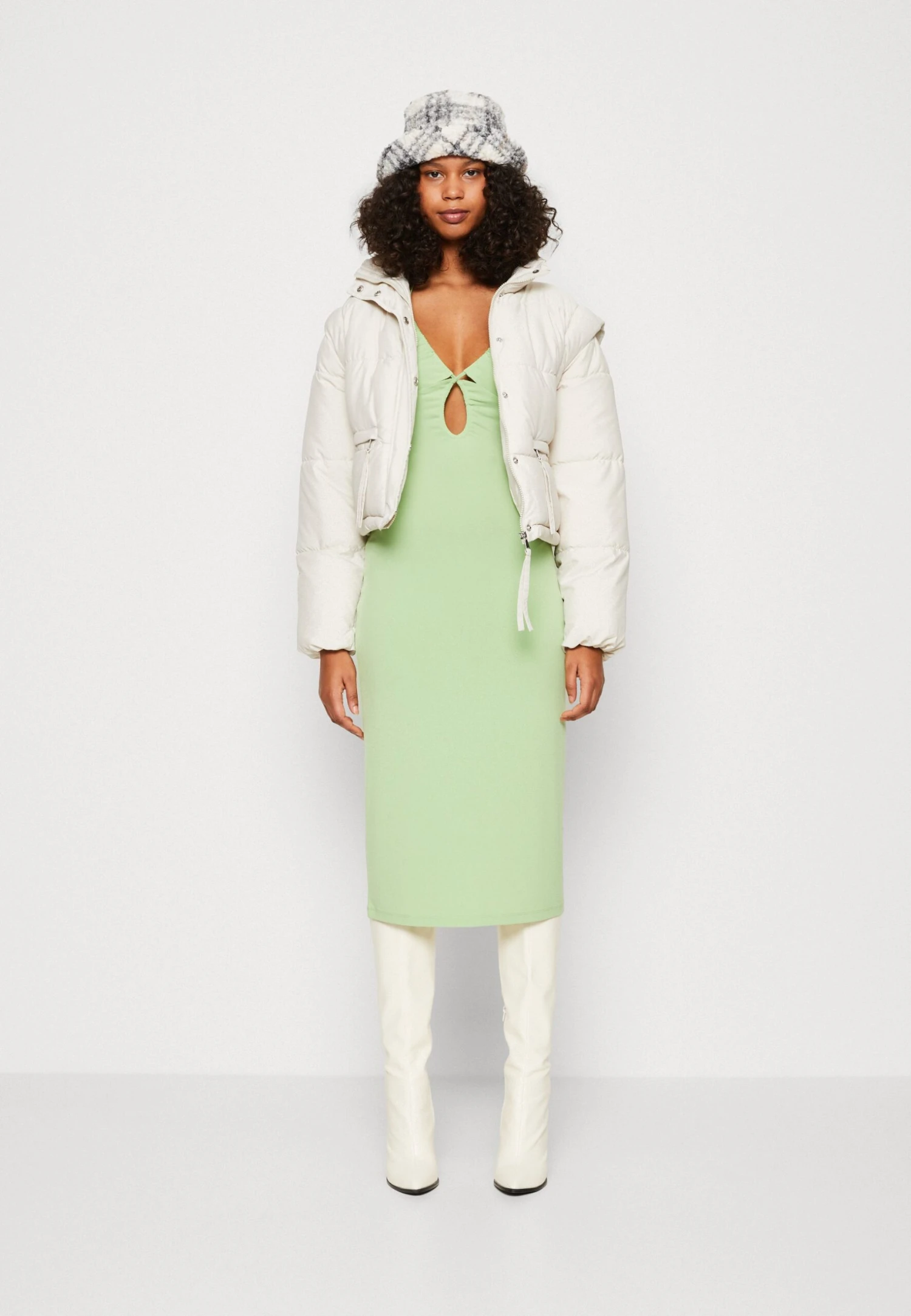 Even&Odd Jerseyjurk - Green 4 Even&Odd Jerseyjurk - Green - Afbeelding 2