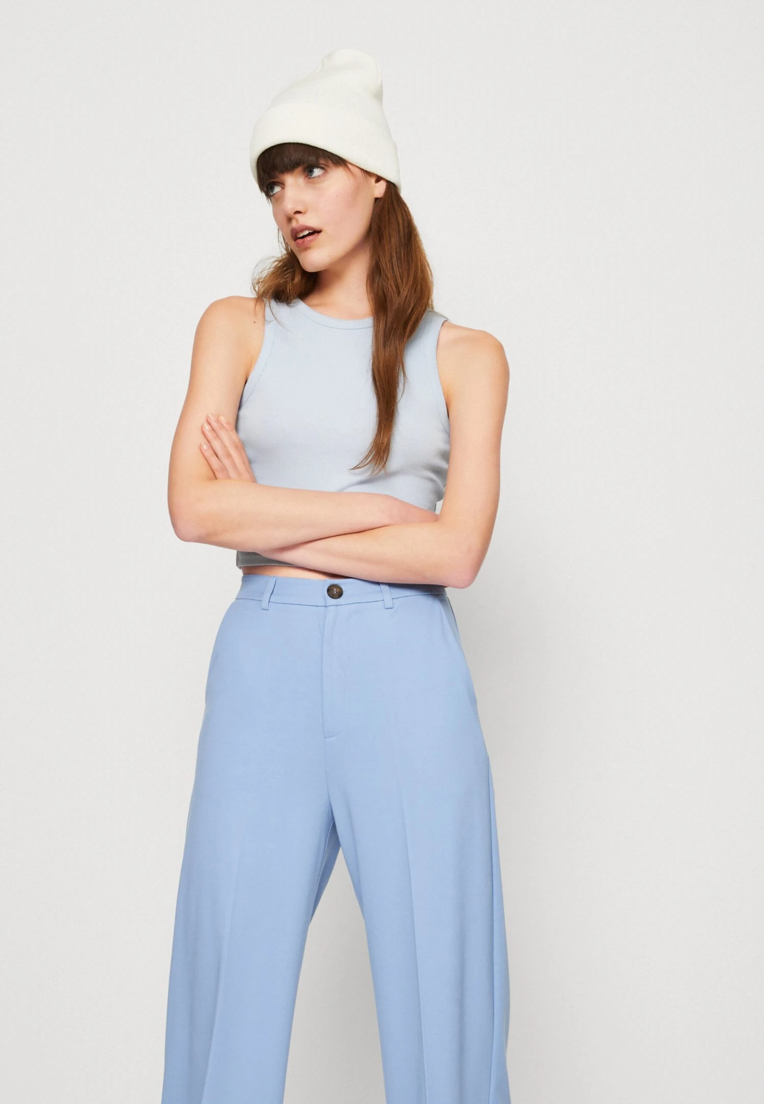 Even&Odd Broek - Light Blue 6 Even&Odd Broek - Light Blue - Afbeelding 4