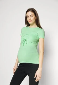 Circle Gathering Tee- T-Shirt Basic - Green