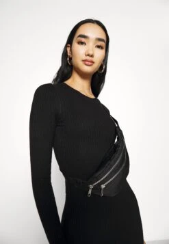 Even&Odd Crew Ausschnitt Ripp Basic Bodycon Mini Strickkleid - Etui-Jurk - Black 11 Even&Odd Crew Ausschnitt Ripp Basic Bodycon Mini Strickkleid - Etui-Jurk - Black -Even&Odd b059d7c03f7f4ee7a9fef1152bcedaf6